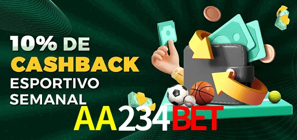 10% de bônus de cashback na AA234BET